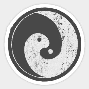 Ancient Yin Yang Symbol Sticker